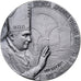 Vaticano, medalha, Benoit XVI, Réouverture de la Bibliothèque, 2011, Prata