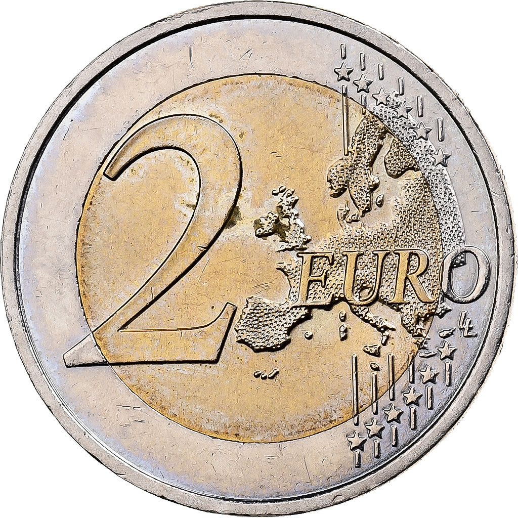 Francia, 2 Euro, Presidency EU, 2008, MDP, Bimetálico, SC