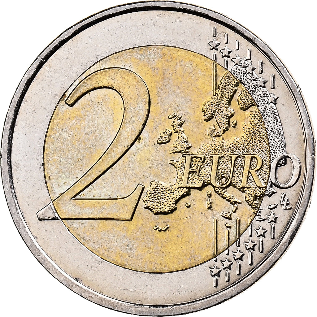 Frankreich, 2 Euro, Élysée Treaty, 2013, MDP, Bi-Metallic, UNZ