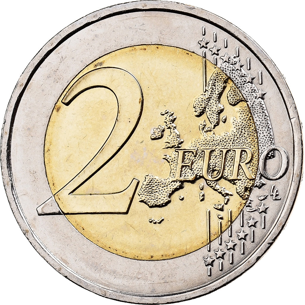 Francia, 2 Euro, Sidaction, 2014, MDP, Bimetálico, SC