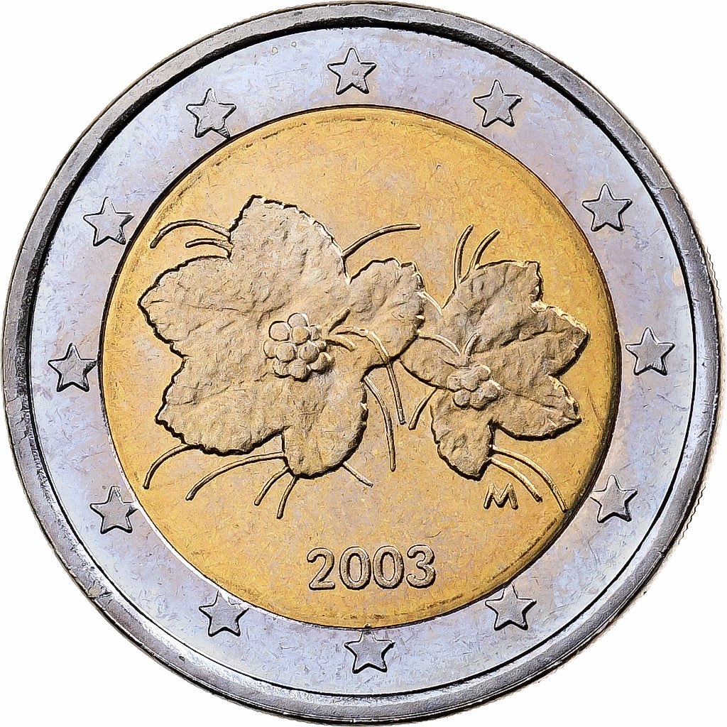 Finlandia, 2 Euro, 2003, Vantaa, Bi-metallico, SPL