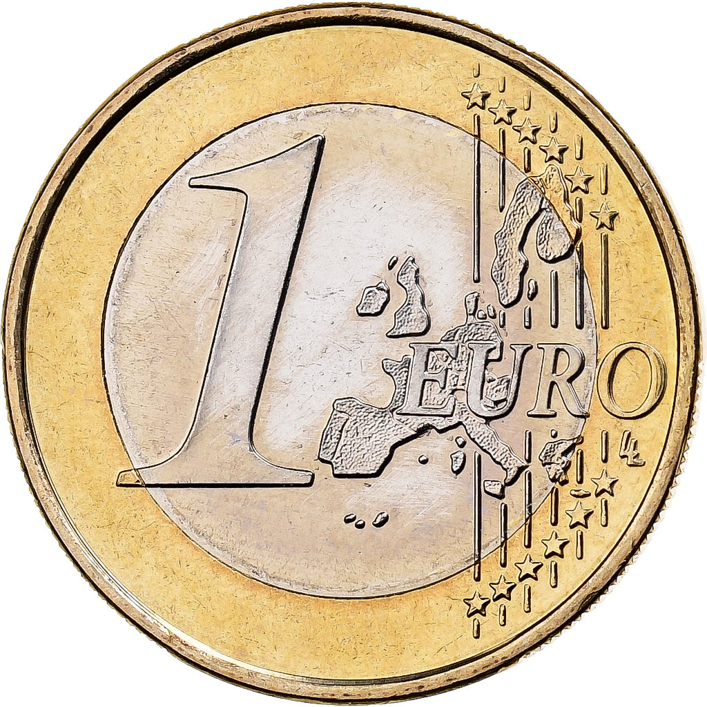 Austria, 1 Euro, Mozart, 2002, Vienna, Bimetálico, SC