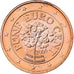 Austria, 5 Centimes, 2004, Vienna, Copper Plated Steel, MS(63)