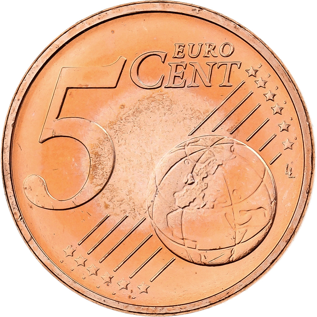Austria, 5 Centimes, 2004, Vienna, Copper Plated Steel, MS(63)