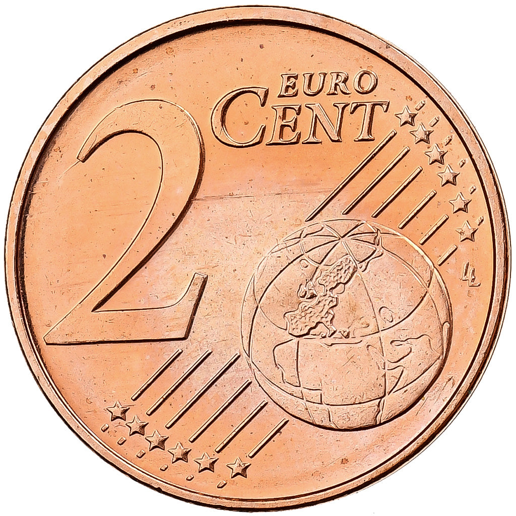 Österreich, 2 Centimes, 2005, Vienna, Copper Plated Steel, UNZ