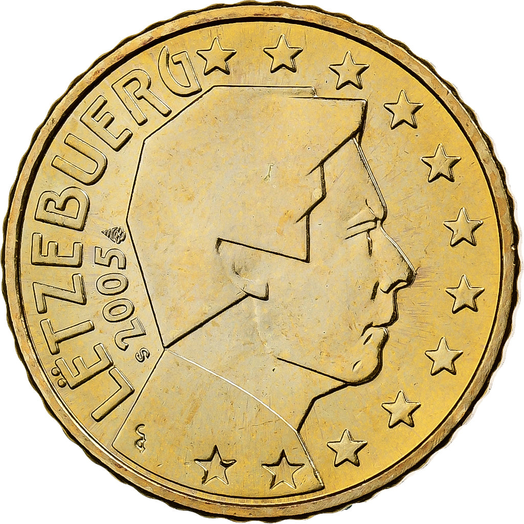 Luxembourg, Henri Ier, 50 Centimes, 2005, Vantaa, Or nordique, SPL