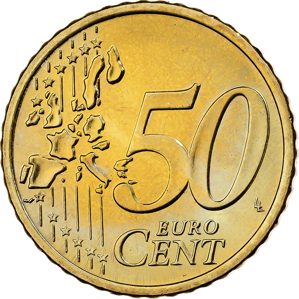 Luxembourg, Henri Ier, 50 Centimes, 2005, Vantaa, Or nordique, SPL