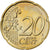 Luxemburgo, Henri I, 20 Centimes, 2006, Vantaa, Nordic gold, MS(63)