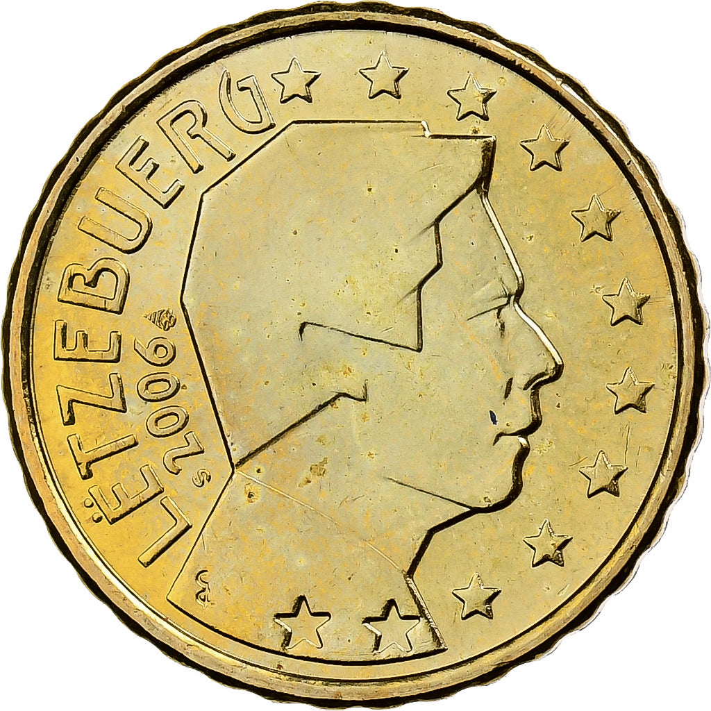 Luxembourg, Henri I, 10 Centimes, 2006, Vantaa, Or nordique, SPL