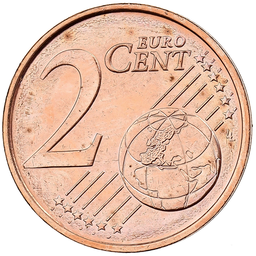 Lussemburgo, Henri I, 2 Centimes, 2005, Vantaa, Acciaio placcato rame, SPL
