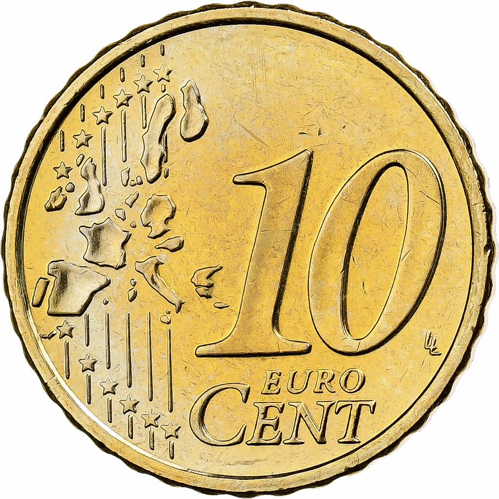 Lussemburgo, Henri I, 10 Centimes, 2005, Vantaa, Nordic gold, SPL