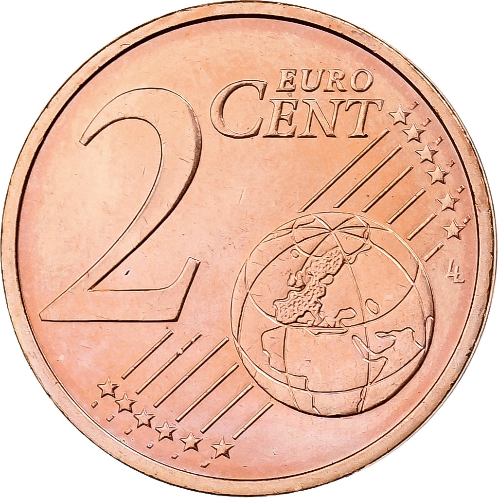 Lussemburgo, Henri I, 2 Centimes, 2008, MDP, Acciaio placcato rame, SPL