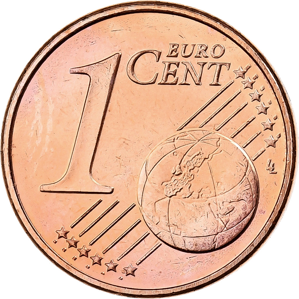 Luxemburgo, Henri I, Centime, 2002, Utrecht, Aço Cromado a Cobre, MS(63)