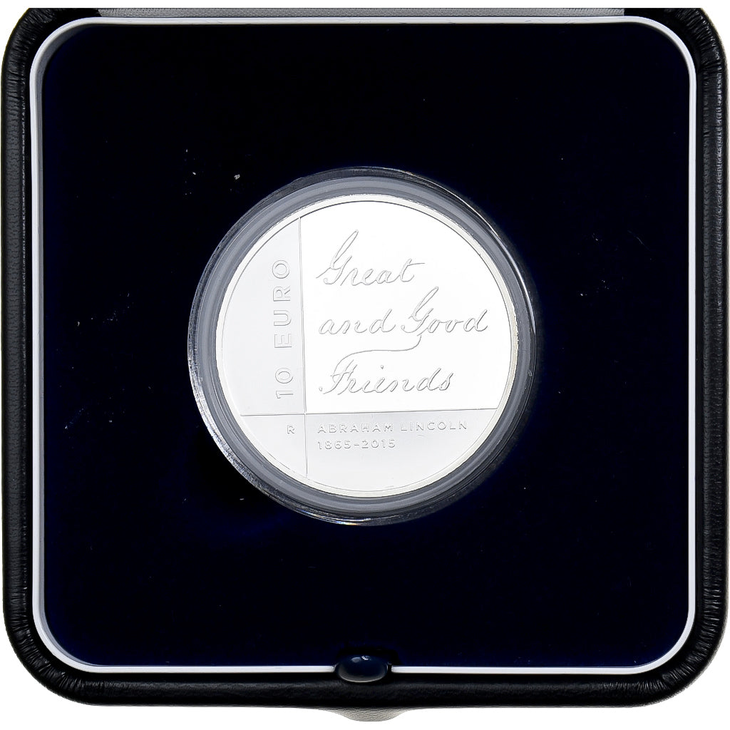 San Marino, 10 Euro, Great and Good Friends, FS, 2015, Rome, Argento, FDC