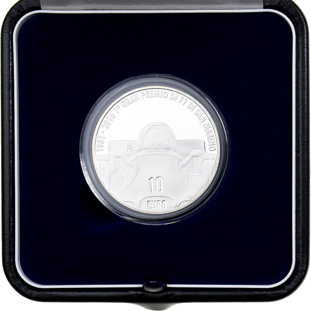 San Marino, 10 Euro, 35th Anniversary, First F1 Grand Prix, FS, 2016, Rome