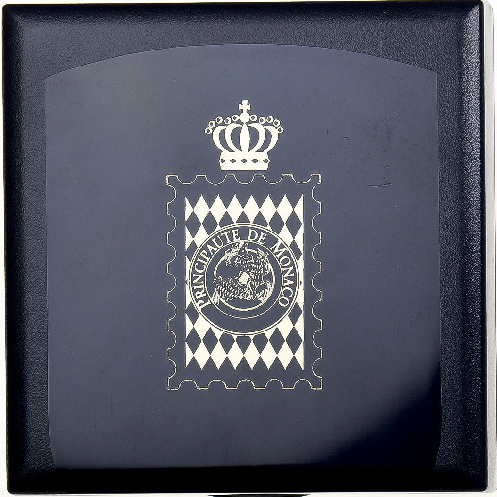 Monaco, Rainier III, 100 Francs, 40e Anniversaire de règne, 1989, MDP, Argento