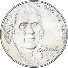Coin, United States, 5 Cents, 2014