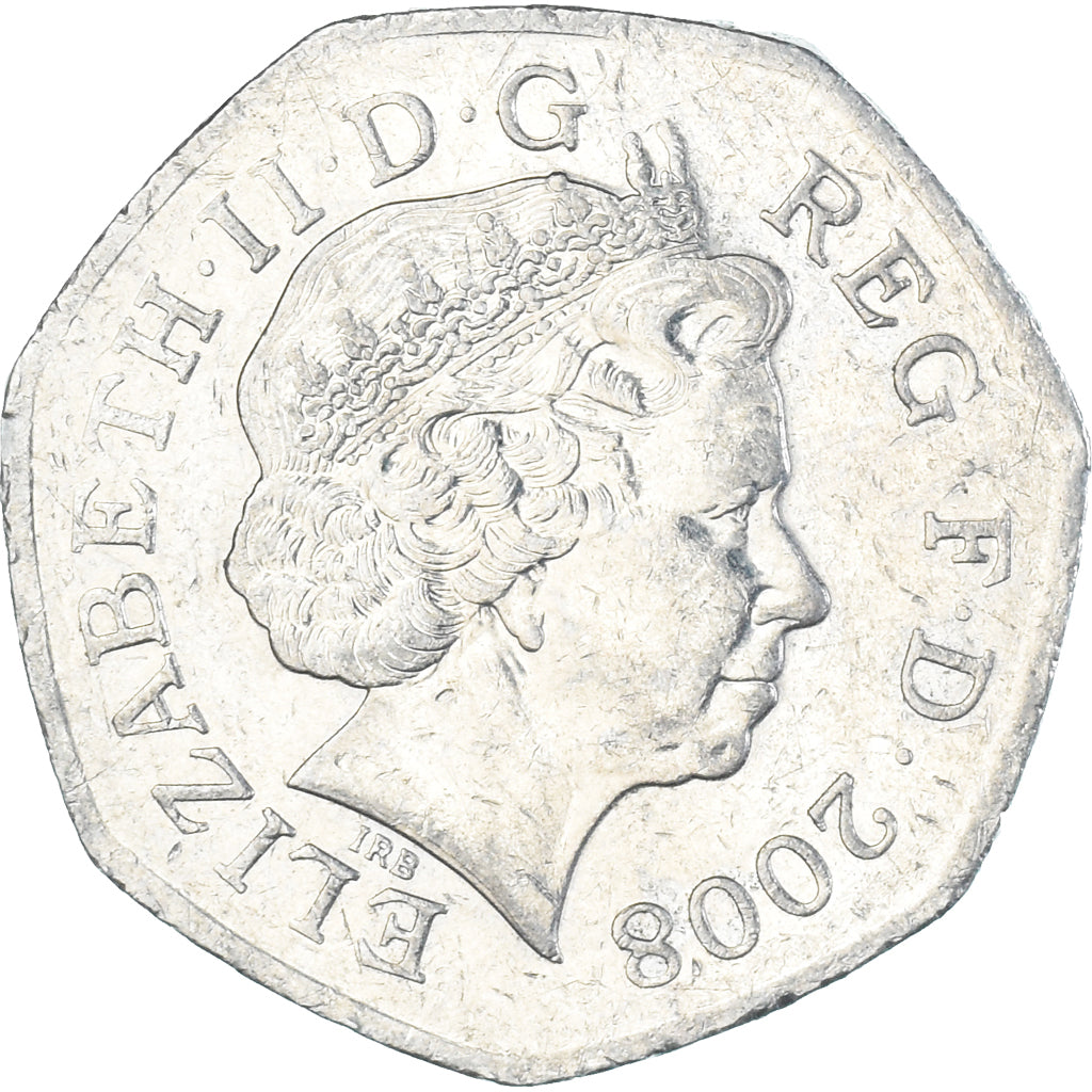 Coin, Great Britain, 50 Pence, 2008