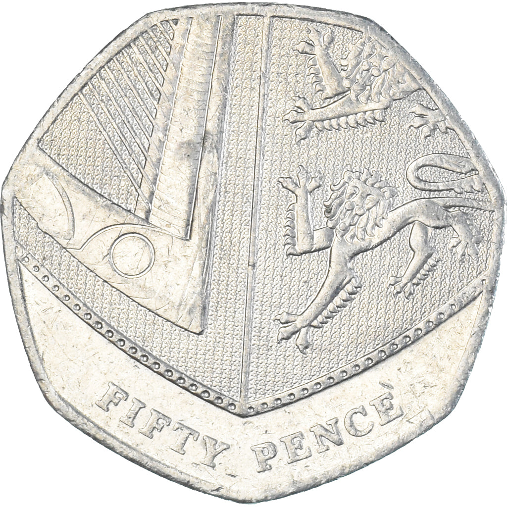 Coin, Great Britain, 50 Pence, 2008
