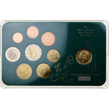 Luxembourg, Henri, Set 1 ct. - 2 Euro + Coin, Mixed Dates, MS(63)