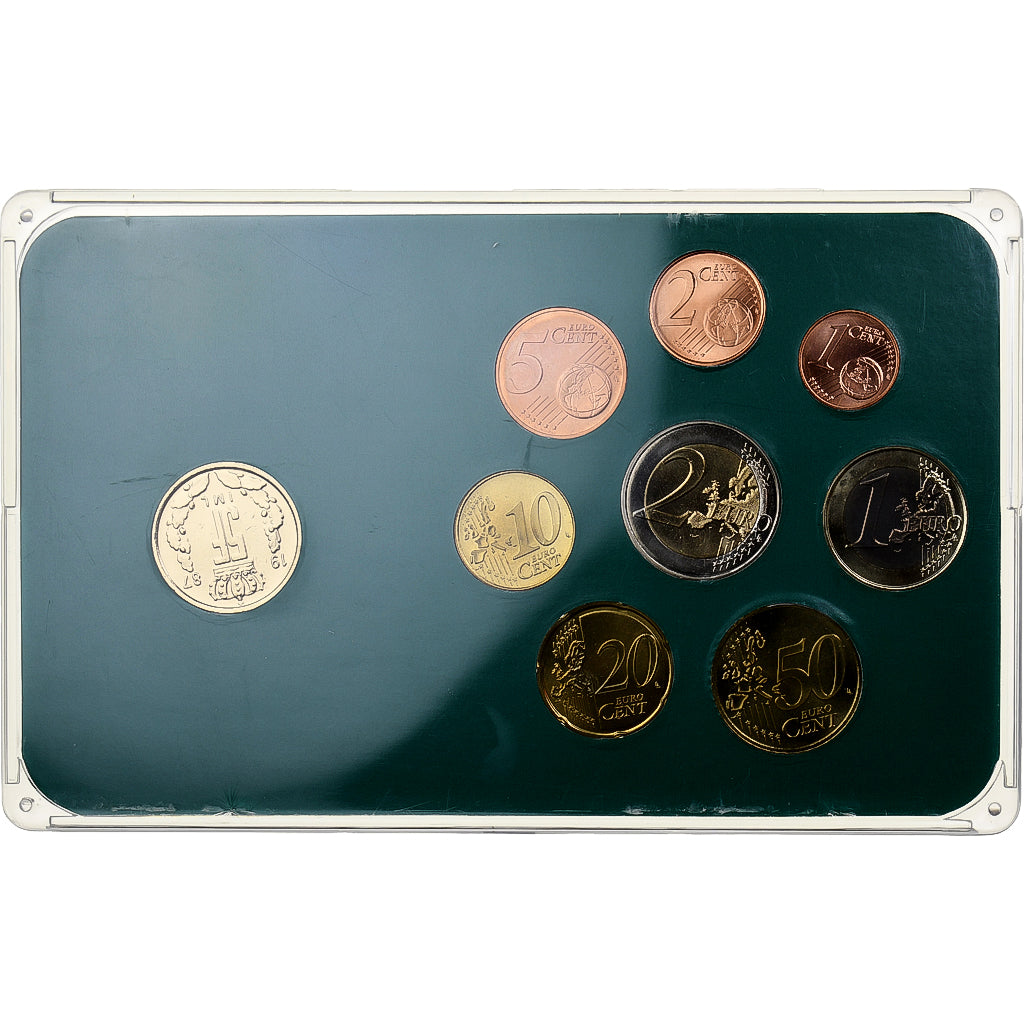 Luxembourg, Henri, Set 1 ct. - 2 Euro + Coin, Mixed Dates, MS(63)