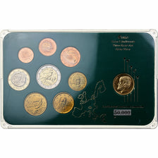 Grécia, Set 1 ct. - 2 Euro + Coin, Mixed Dates, Athens, N/D, MS(63)
