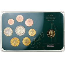 Irlande, Set 1 ct. - 2 Euro + Monnaie, Années mélangées, Dublin, SPL