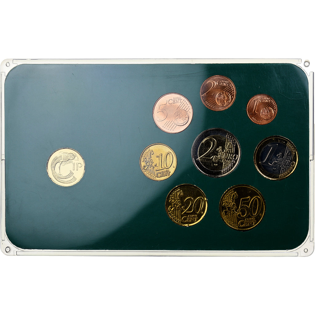 Irlande, Set 1 ct. - 2 Euro + Monnaie, Années mélangées, Dublin, SPL