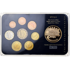 Luxembourg, Henri, Set 1 ct. - 2 Euro + Medal, Mixed Dates, Utrecht, MS(63)