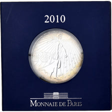 France, 50 Euro, Semeuse, 2010, MDP, Silver, MS(65-70)