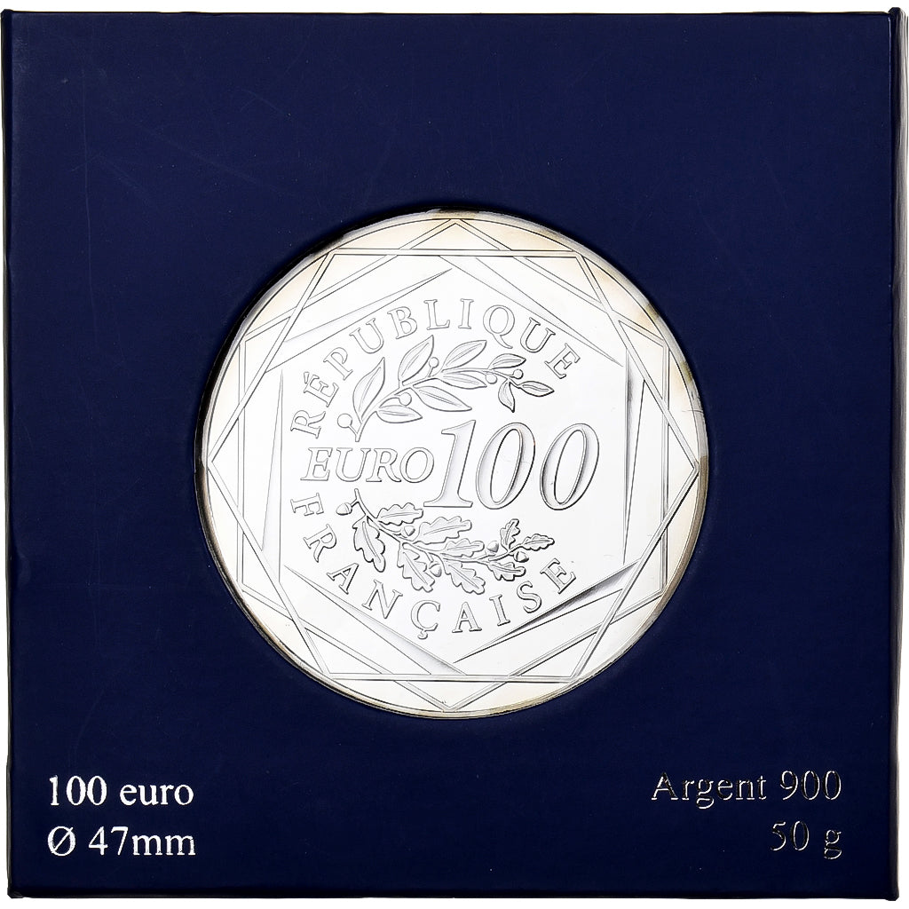 França, 100 Euro, Hercule, 2012, MDP, Prata, MS(65-70), KM:1724