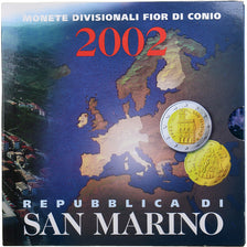 San Marino, Set 1 ct. - 2 Euro, 2002, Rome, MS(65-70)