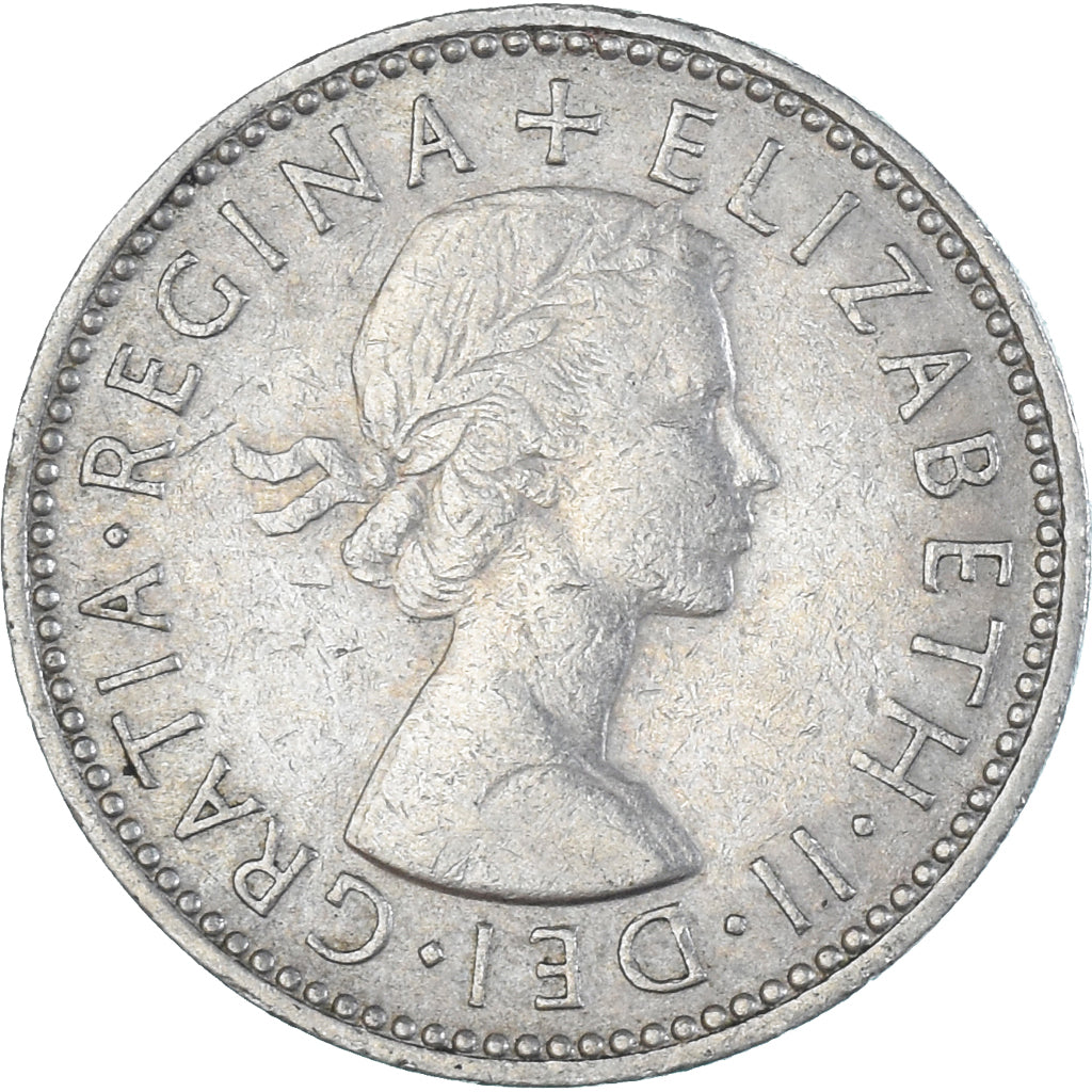 Münze, Großbritannien, Shilling, 1959