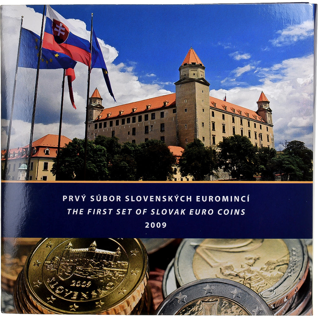 Slovakia, Set 1 ct. - 2 Euro + Token, 2009, Kremnica, MS(65-70)