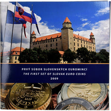 Slovakia, Set 1 ct. - 2 Euro + Token, 2009, Kremnica, MS(65-70)
