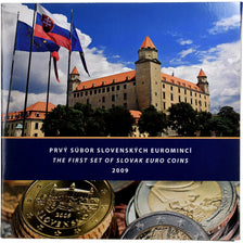 Slovacchia, Set 1 ct. - 2 Euro + Token, 2009, Kremnica, N.C., FDC