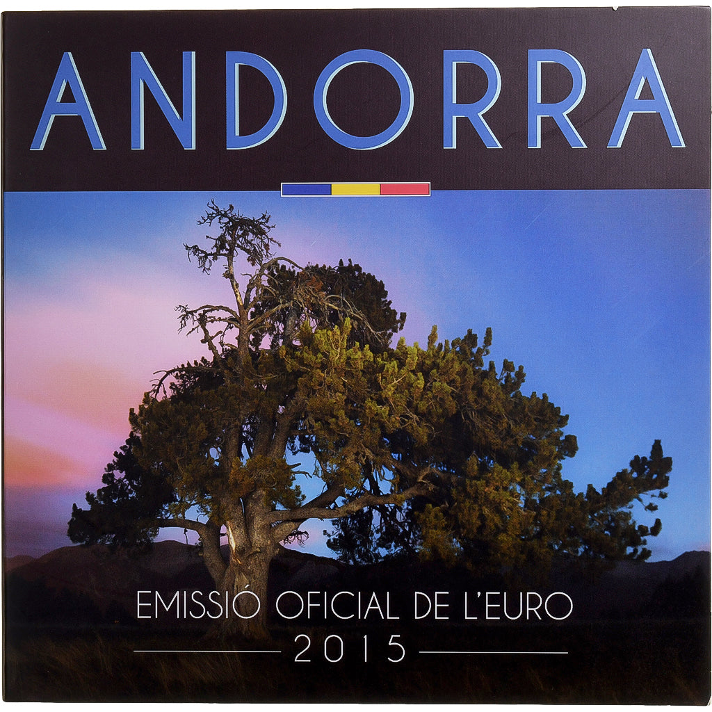Andorra, Set 1 ct. - 2 Euro, 2015, MDP, MS(65-70)