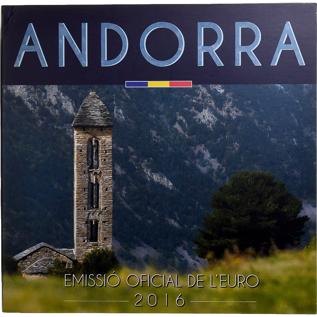 Andorra, Set 1 ct. - 2 Euro, 2016, Madrid, n.v.t., FDC