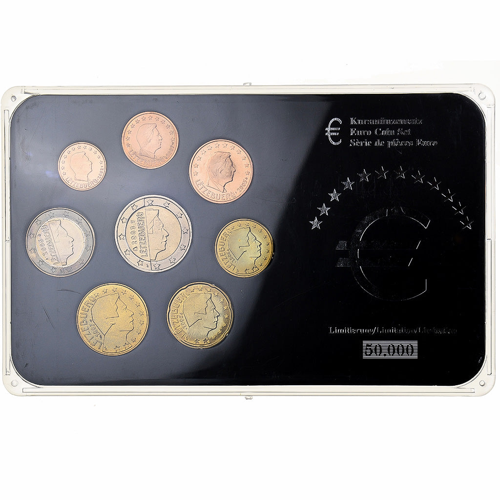 Luxembourg, Henri, Set 1 ct. - 2 Euro, Mixed Dates, MS(63)