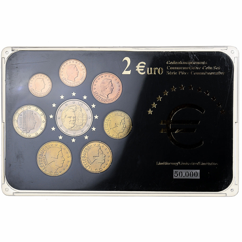 Luxemburgo, Henri, Set 1 ct. - 2 Euro, Años mezclados, Sin información, SC