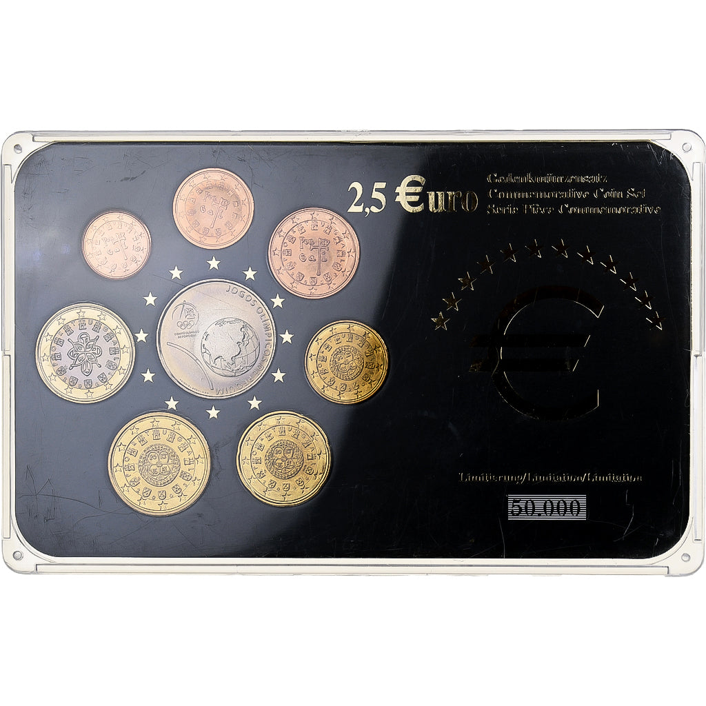 Portugal, Set 1 ct. - 2,5 Euro, Mixed Dates, Lisbon, MS(63)