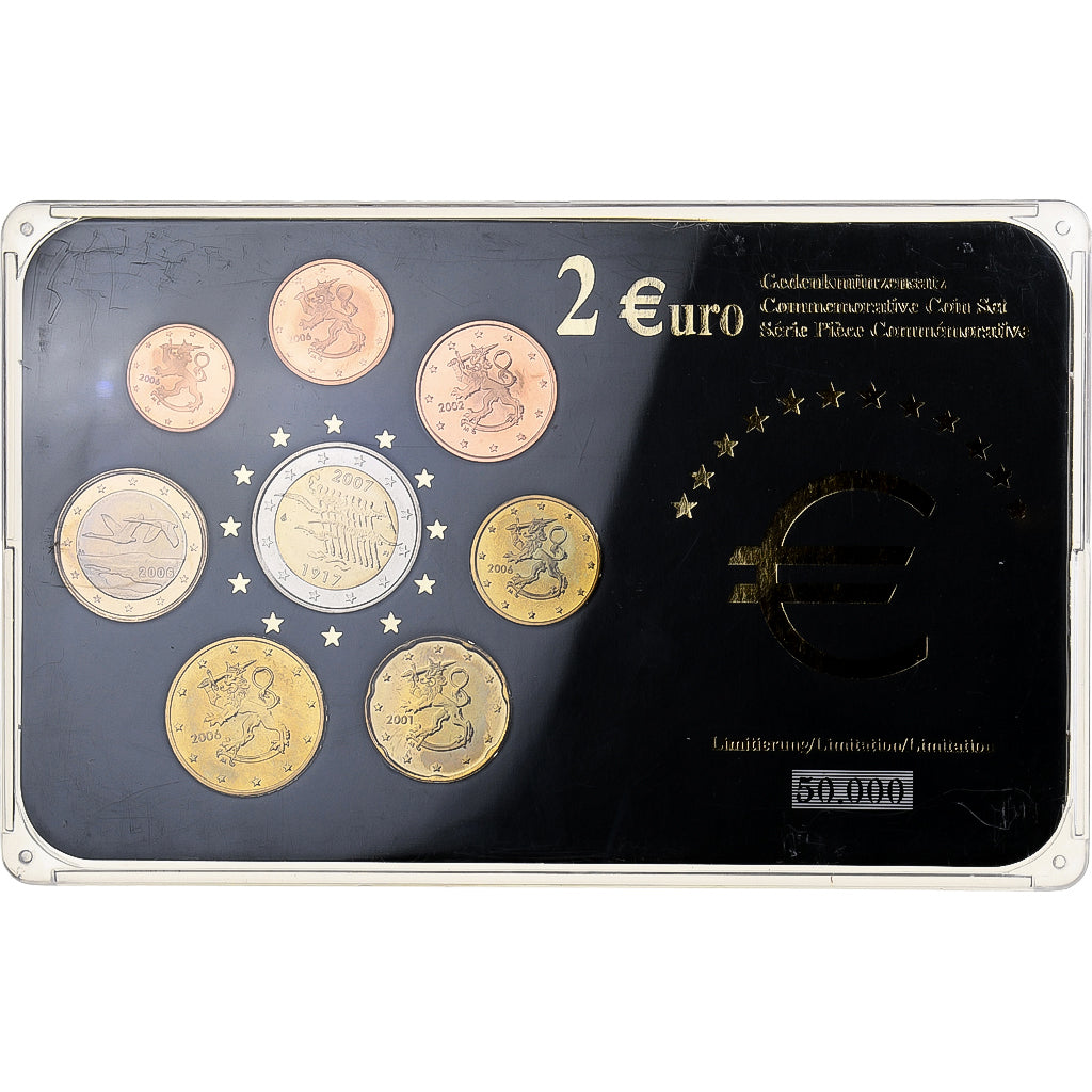 Finlandia, Set 1 ct. - 2 Euro, Mixed Dates, Vantaa, N.C., SPL