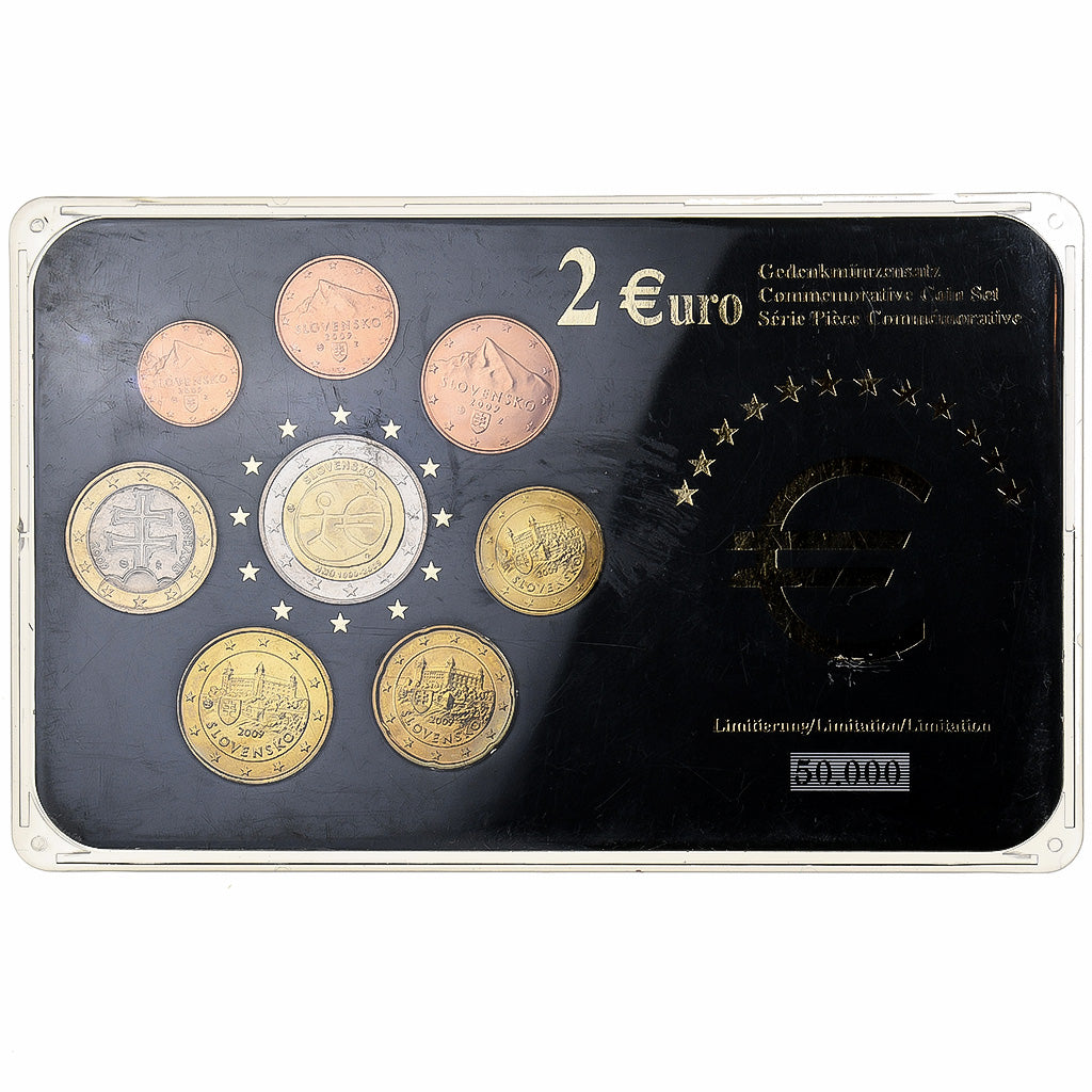 Slovacchia, Set 1 ct. - 2 Euro, Mixed Dates, Kremnica, N.C., SPL