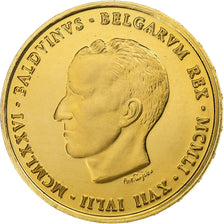Belgium, Module 20 Francs, Baudouin I - 25 years of reign, 1976, Gold, Luyckx