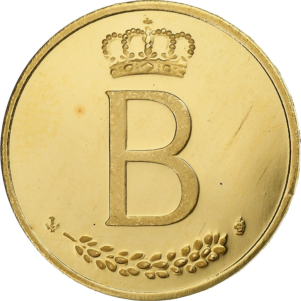 Belgique, Module 20 Francs, Baudouin Ier, 25 ans de Règne, 1976, Or, SUP, Luyckx
