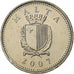 Malta, 2 Cents, 2007, Llantrisant, Cupronickel, SC