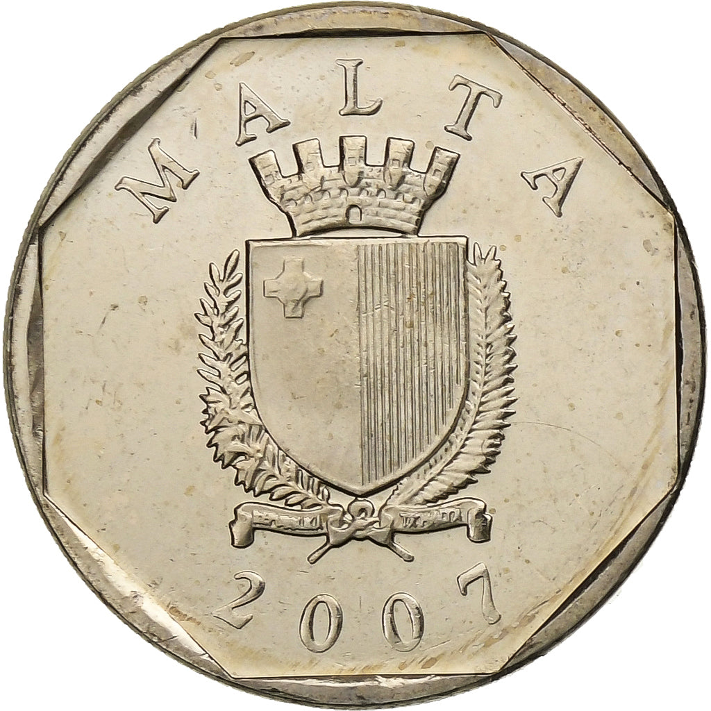 Malta, 5 Cents, Qabru, 2007, Llantrisant, Cupronickel, MS(63)