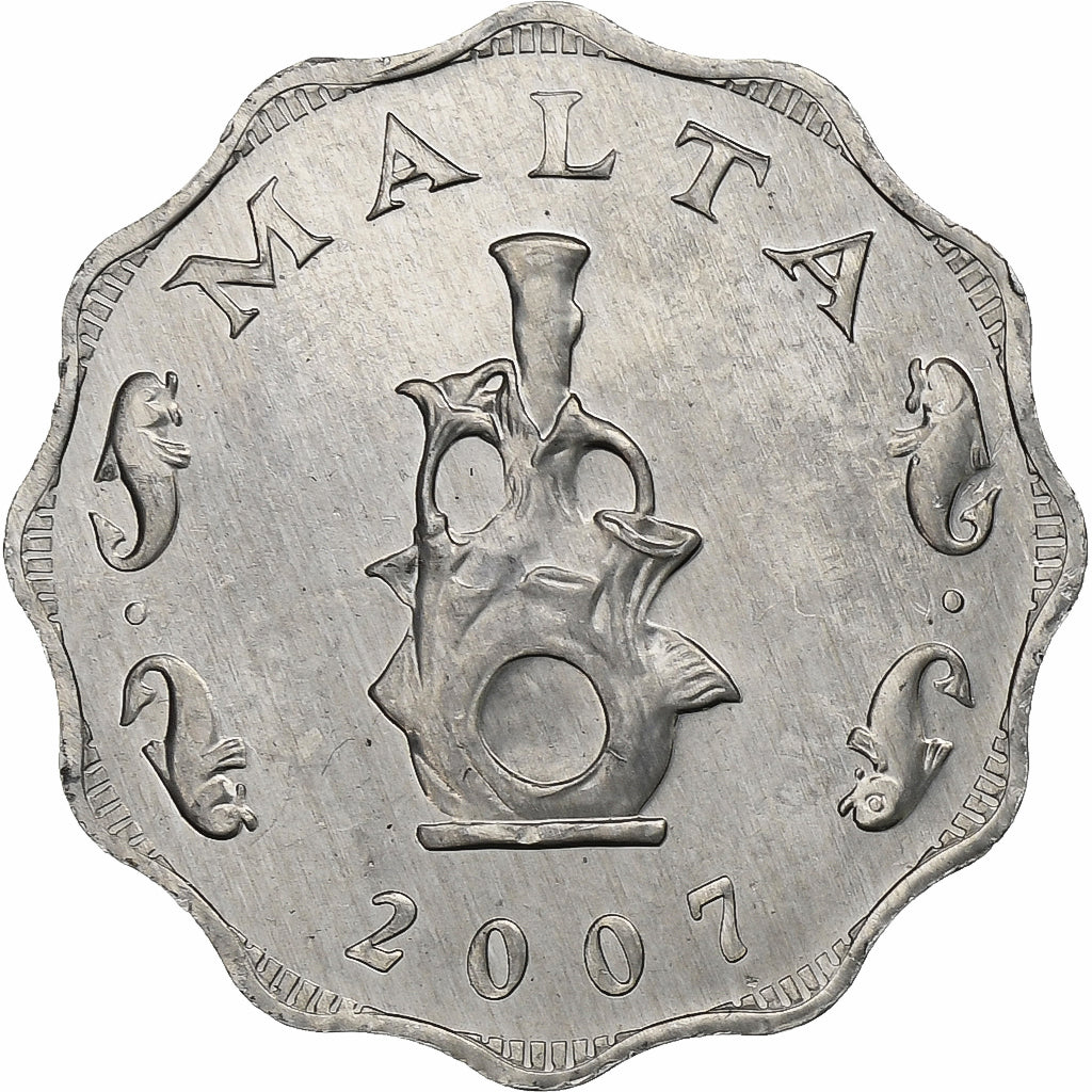 Malta, 5 Mils, 2007, Llantrisant, Aluminio, SC
