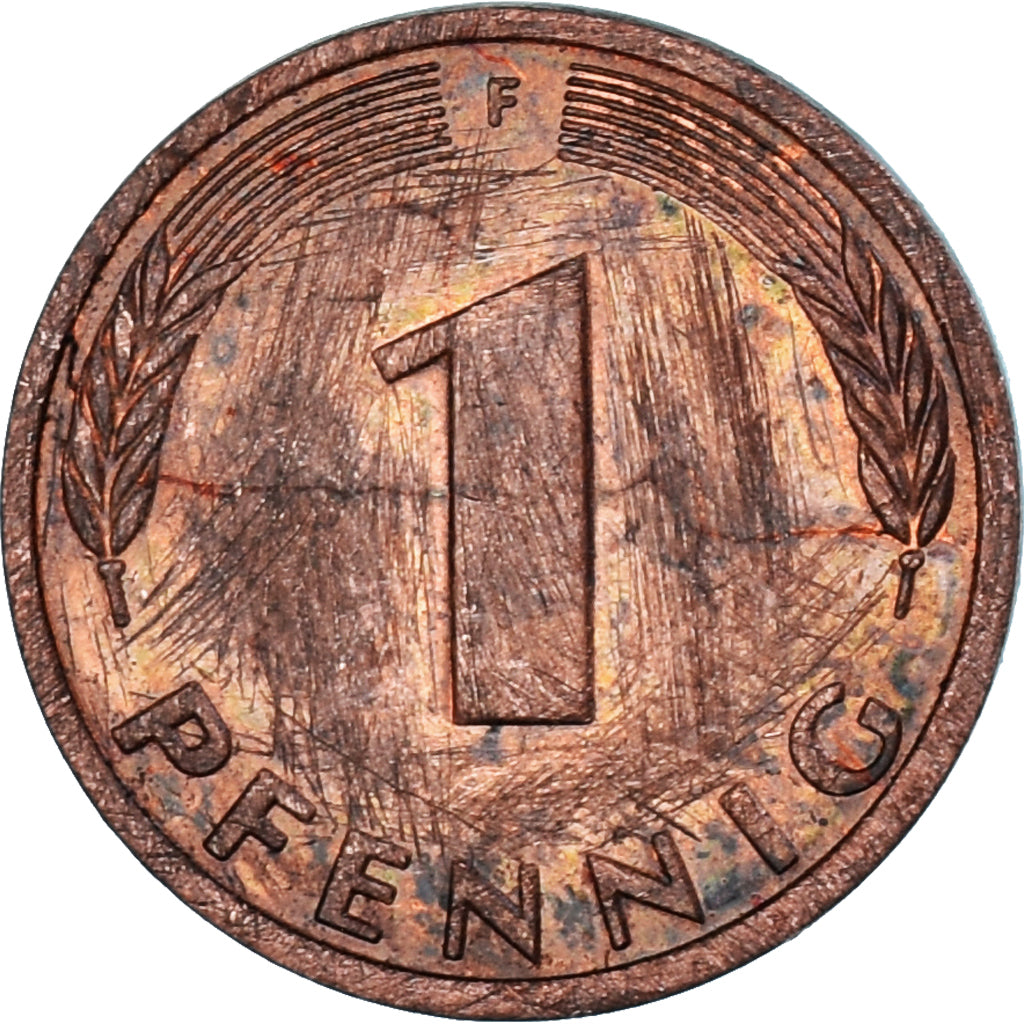 Coin, Germany, Pfennig, 1991
