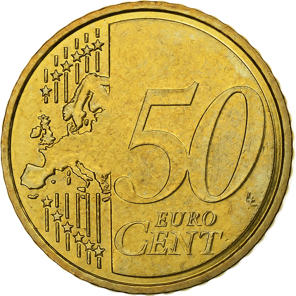 Malte, 50 Centimes, 2008, MDP, Or nordique, SPL